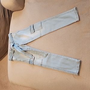 Pink Ivy Cargo Skinny Jeans